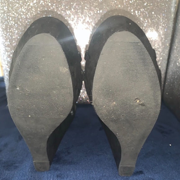 Black Platform Wedges - Picture 4 of 5